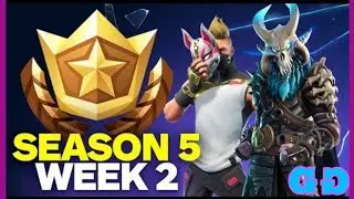 Fortnite| Week 2 Challenge | Search Between an Oasis, Rock Archway, and Dinosaurs