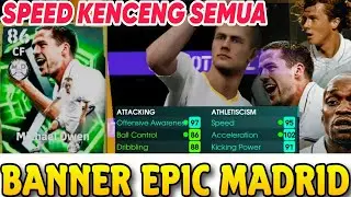 REVIEW BANNER EPIC SPESIAL REAL MADRID 🔥NEW LEGENDS MADRID & OWEN META STRIKER - EFOOTBALL 2026