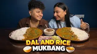 ASMR Eating Tasty Dal Chawal Mukbang
