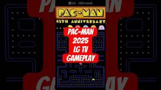 Pac-Man in 2025 looks GREAT #ai #oled #miniled #Qled #TV #viral #test #gaming #retro #classic
