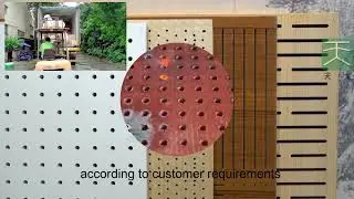 [TianGe Acoustic] Perforated Wooden Acoustic Panel