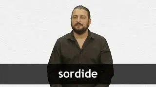 How to pronounce SORDIDE in French