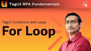 TagUI Conditions and Loops , For Loop example