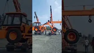 ACE #14xw #hydra #crane unloading on truck by 2 #cranes - Crane Ki Pathshala