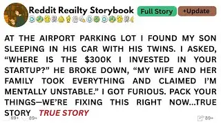 [Full Story]AT THE AIRPORT PARKING LOT I FOUND MY SON SLEEPING IN HIS CAR WITH HIS .....!