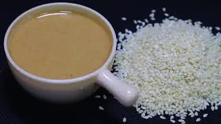 Creamy Tahini Sauce Recipe | How to Make Tahini Sauce at Home | Sesame Paste Sauce 