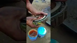 wheel Bearing Grease filling Pakistani mechanic #shorts #shortsvideo #viral