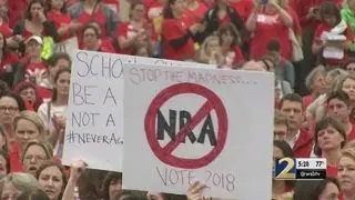 Hundreds of gun control advocates rally at state capitol