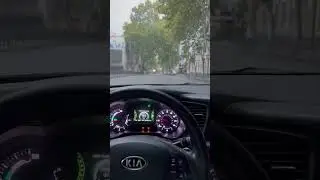 Morning drive in Tbilisi