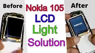 Nokia 105 LCD Light Problem Solution | Display Light Jumper Solution