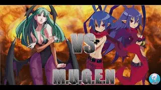 MUGEN - Morrigan VS Laharl: Ruler of Makai VS Overlord of the Netherworld
