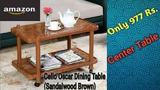Unboxing and Assembling # Center Table # under 1000 rs. # Amazon # cello Oscar Dining Table#