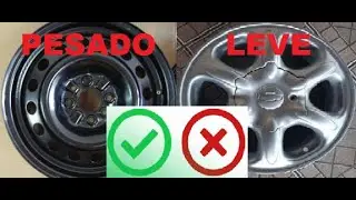 MITO OU VERDADE? RODAS DE FERRO S&Atilde;O MAIS PESADAS DO QUE AS DE LIGA LEVE?