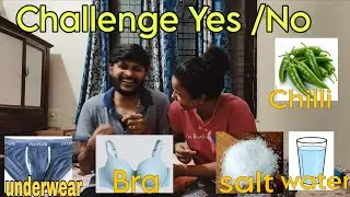 Challenge Yes/ No with My Wife and me Funny 🤣😂😅 
