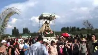 Llegada de la Virgen de Argeme a Coria 2011