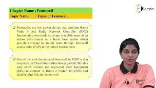 Concept Of Femtocells ,Types of Femtocells - Wireless PAN - Wireless Network