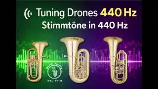 B – Tuning Drone 440 Hz | H – Stimmton in 440 Hz | für tiefes Blech (Low Brass)