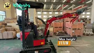 First Look ATS-LW15KC Kubota Engine Mini Excavator