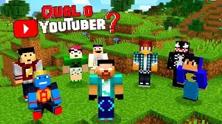 QUEM &eacute; o YOUTUBER RAIZ no MINECRAFT!? NOVA S&Eacute;RIE COM TODOS YOUTUBERS?