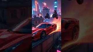 Ferrari Heist & Volcanic Escape &ndash; Adrenaline-Packed CGI Action Short Film