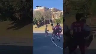 Insane composure 💀 #basketballforliving #basketballball #basketball