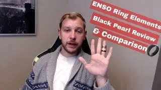 2018 NEW Official Guy Reviews! -Black Pearl ENSO Wedding Band/Ring (Men's Black Pearl Classic Elemen