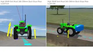 High 30kW Seki Road 160 200mm Back Slope Rear Load