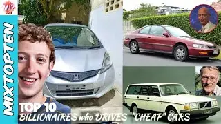 TOP 10 BILLIONAIRES who DRIVES 