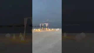 Romantic dinner on the beach &hearts;️🏝️ #maldives #travel #romanticdinner #couplegoals  #love #foryou