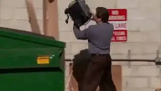 Man destroys computer