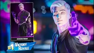 Fortnite Gameplay Victory Royale - Shadow Midas Skin Chapter 6 Season 4