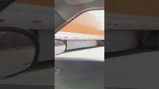 Schneider semi truck takes on light pole in Home Depot parking lot and keeps driving