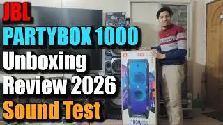 JBL PartyBox 1000 Unboxing & Review 2026 🔥 JBL Partybox 1000 Sound Test | Best Bluetooth Speaker USA