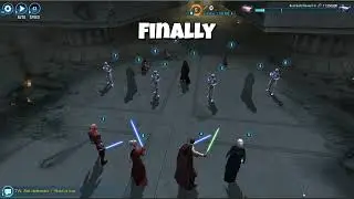 Kelleran Beq/Jocasta Nu/Shaak Ti/Plo Koon - R8 max score (with fails) Order 66 raid
