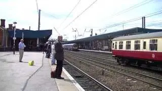 The Ebor Streak with A4 4464 'Bittern' at Doncaster 29/06/13