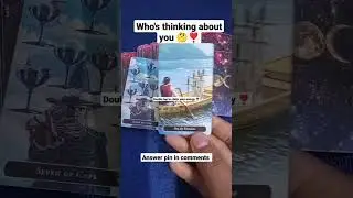 Who's thinking about you 🤔❣️ #shorttarot #shortarot