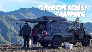 Winter dispersed camping in the oregon coast range