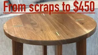 Scrap wood table = $450