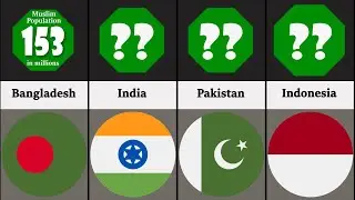 Comparison: Largest Muslim Population by Country 2021