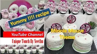 #Chocolate #Donuts #bouquet #Mini #Cake #vanilla #coffee flavoured #recipe #minnie #mickey #mouse