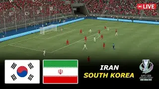 🔴South Korea vs Iran | AFC U23 Asian Cup 2025 | eFootball PES 21 Simulation