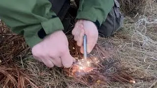 Testing Amazon Survival Rope Vs Birch Bark (Finding the Best Fire Starter)