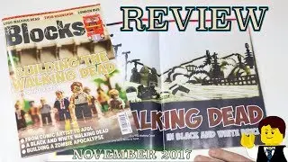 LEGO MAGAZINE REVIEW of the BLOCKS NOVEMBER 2017 ISSUE - THE BRICKING (walking) DEAD!