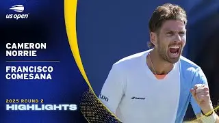 Cameron Norrie vs. Francisco Comesana Highlights | 2025 US Open Round 2