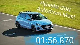 Hyundai i20N Autodrom Most 01:56.870