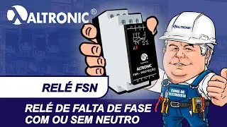 Vídeo-aula - Relé falta de fase com ou sem neutro - FSN