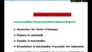 Logistique internationale: cours complet tsc commerce