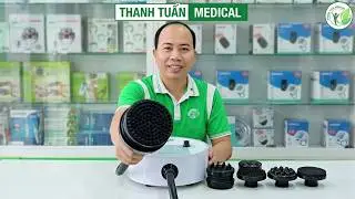 💁Review Đầm Massage Giảm B&eacute;o G5 Thế Hệ Mới - Mặt tr&ograve;n c&oacute; 5 đầu Massage đi k&egrave;m. 