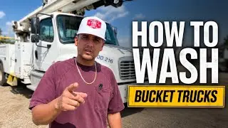 Fleet Washing 101: How to Wash Bucket Trucks Fast & Efficient (Real Job Walkthrough)