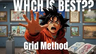  How to Draw Easy Anime Character With Grid line Method 👆🙏👍❤️❤️